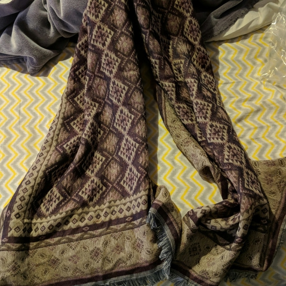 Aztec like print scarf